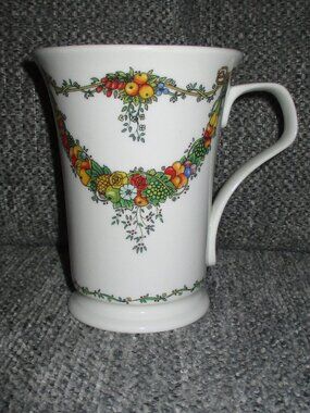 Vintage Dunoon Bone China Mug EDEN by JANE GOODWIN Fruit VGC